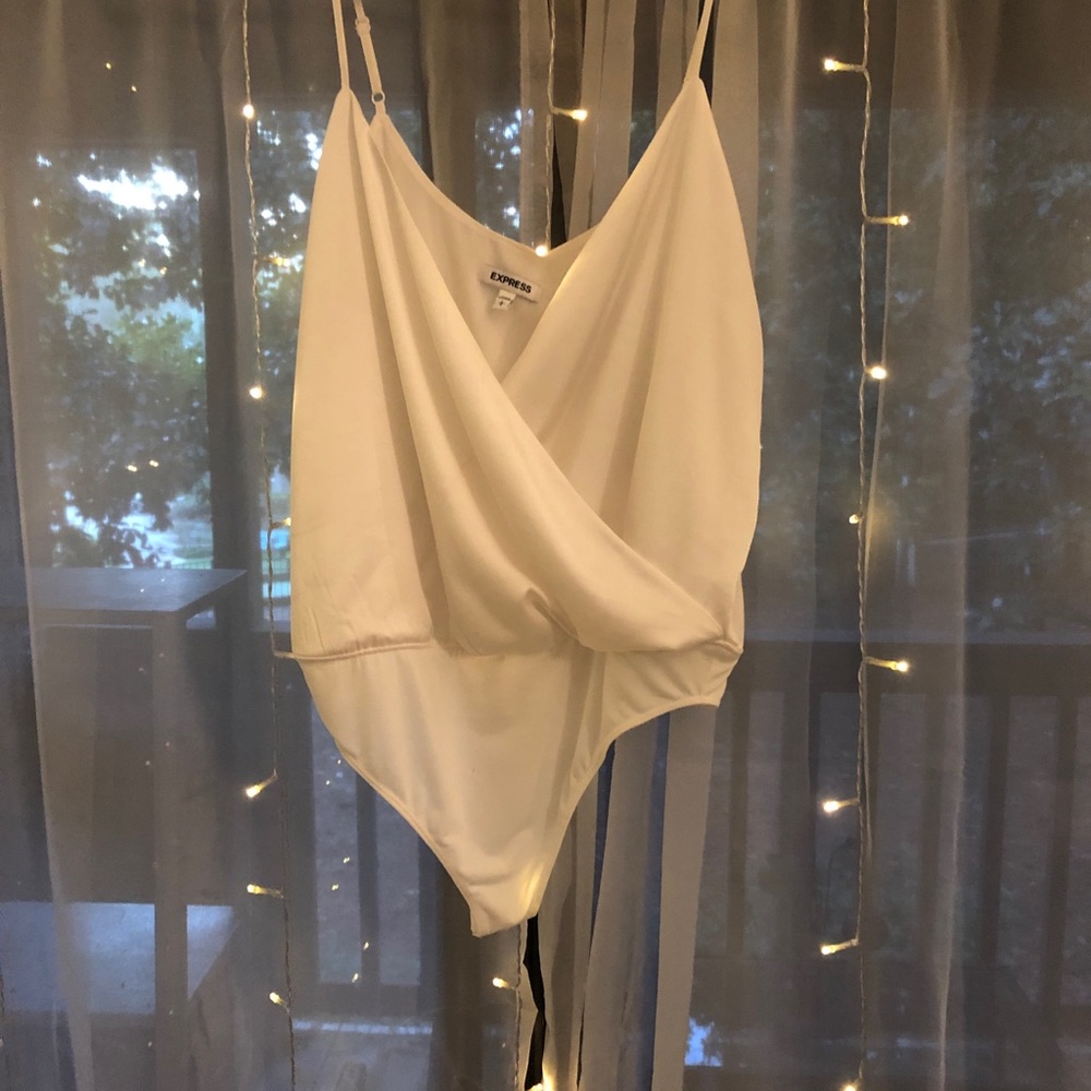 Body suit satin top